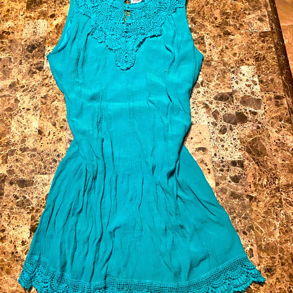 Turquoise Wrangler dress